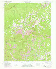 Flat Gap Virginia Historical topographic map, 1:24000 scale, 7.5 X 7.5 Minute, Year 1955