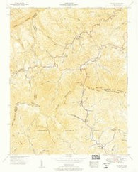 Flat Gap Virginia Historical topographic map, 1:24000 scale, 7.5 X 7.5 Minute, Year 1955