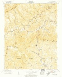 Flat Gap Virginia Historical topographic map, 1:24000 scale, 7.5 X 7.5 Minute, Year 1955