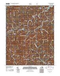 Flat Gap Virginia Historical topographic map, 1:24000 scale, 7.5 X 7.5 Minute, Year 2011