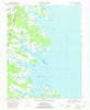 Fleets Bay Virginia Historical topographic map, 1:24000 scale, 7.5 X 7.5 Minute, Year 1968
