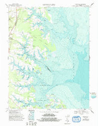 Fleets Bay Virginia Historical topographic map, 1:24000 scale, 7.5 X 7.5 Minute, Year 1968