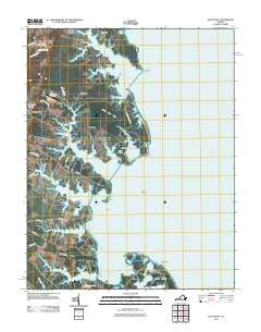 Fleets Bay Virginia Historical topographic map, 1:24000 scale, 7.5 X 7.5 Minute, Year 2011