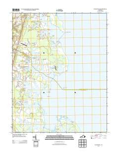 Fleets Bay Virginia Historical topographic map, 1:24000 scale, 7.5 X 7.5 Minute, Year 2013