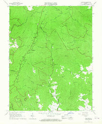 Fletcher Virginia Historical topographic map, 1:24000 scale, 7.5 X 7.5 Minute, Year 1965