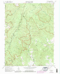 Fletcher Virginia Historical topographic map, 1:24000 scale, 7.5 X 7.5 Minute, Year 1965