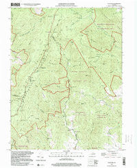 Fletcher Virginia Historical topographic map, 1:24000 scale, 7.5 X 7.5 Minute, Year 1999