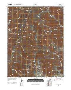 Fletcher Virginia Historical topographic map, 1:24000 scale, 7.5 X 7.5 Minute, Year 2010