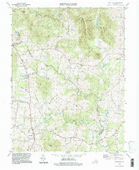 Flint Hill Virginia Historical topographic map, 1:24000 scale, 7.5 X 7.5 Minute, Year 1994
