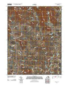 Flint Hill Virginia Historical topographic map, 1:24000 scale, 7.5 X 7.5 Minute, Year 2010