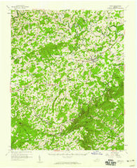 Floyd Virginia Historical topographic map, 1:62500 scale, 15 X 15 Minute, Year 1957