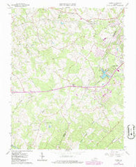 Forest Virginia Historical topographic map, 1:24000 scale, 7.5 X 7.5 Minute, Year 1965