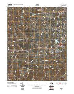 Forest Virginia Historical topographic map, 1:24000 scale, 7.5 X 7.5 Minute, Year 2010