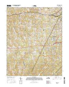 Forest Virginia Current topographic map, 1:24000 scale, 7.5 X 7.5 Minute, Year 2016
