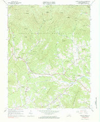 Forks Of Buffalo Virginia Historical topographic map, 1:24000 scale, 7.5 X 7.5 Minute, Year 1963