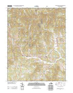 Forks of Buffalo Virginia Historical topographic map, 1:24000 scale, 7.5 X 7.5 Minute, Year 2013