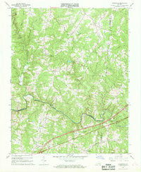Forksville Virginia Historical topographic map, 1:24000 scale, 7.5 X 7.5 Minute, Year 1966