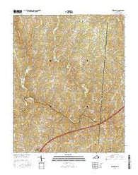 Forksville Virginia Current topographic map, 1:24000 scale, 7.5 X 7.5 Minute, Year 2016