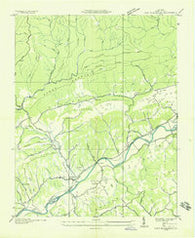 Fort Blackmore Virginia Historical topographic map, 1:24000 scale, 7.5 X 7.5 Minute, Year 1935