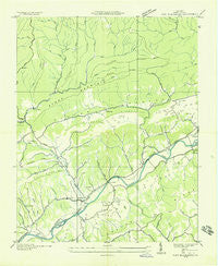 Fort Blackmore Virginia Historical topographic map, 1:24000 scale, 7.5 X 7.5 Minute, Year 1935