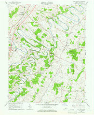Fort Defiance Virginia Historical topographic map, 1:24000 scale, 7.5 X 7.5 Minute, Year 1964