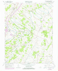 Fort Defiance Virginia Historical topographic map, 1:24000 scale, 7.5 X 7.5 Minute, Year 1964