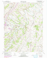 Fort Defiance Virginia Historical topographic map, 1:24000 scale, 7.5 X 7.5 Minute, Year 1964