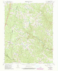 Fort Mitchell Virginia Historical topographic map, 1:24000 scale, 7.5 X 7.5 Minute, Year 1966