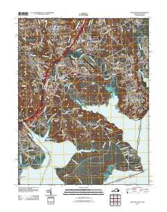 Fort Belvoir Virginia Historical topographic map, 1:24000 scale, 7.5 X 7.5 Minute, Year 2011