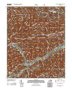 Fort Blackmore Virginia Historical topographic map, 1:24000 scale, 7.5 X 7.5 Minute, Year 2011