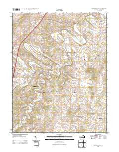 Fort Defiance Virginia Historical topographic map, 1:24000 scale, 7.5 X 7.5 Minute, Year 2013