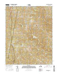 Fort Mitchell Virginia Current topographic map, 1:24000 scale, 7.5 X 7.5 Minute, Year 2016