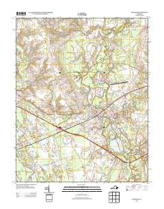 Franklin Virginia Historical topographic map, 1:24000 scale, 7.5 X 7.5 Minute, Year 2013