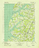Franktown Virginia Historical topographic map, 1:31680 scale, 7.5 X 7.5 Minute, Year 1943