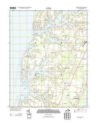Franktown Virginia Historical topographic map, 1:24000 scale, 7.5 X 7.5 Minute, Year 2013