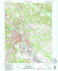 Fredericksburg Virginia Historical topographic map, 1:24000 scale, 7.5 X 7.5 Minute, Year 1966