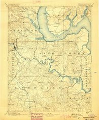 Fredericksburg Virginia Historical topographic map, 1:125000 scale, 30 X 30 Minute, Year 1894