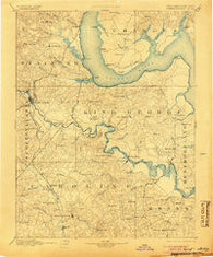 Fredericksburg Virginia Historical topographic map, 1:125000 scale, 30 X 30 Minute, Year 1894