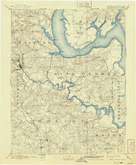 Fredericksburg Virginia Historical topographic map, 1:125000 scale, 30 X 30 Minute, Year 1894