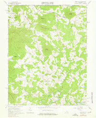 Free Union Virginia Historical topographic map, 1:24000 scale, 7.5 X 7.5 Minute, Year 1965