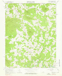 Free Union Virginia Historical topographic map, 1:24000 scale, 7.5 X 7.5 Minute, Year 1965