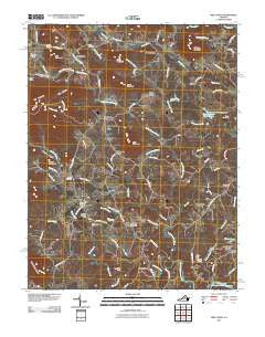 Free Union Virginia Historical topographic map, 1:24000 scale, 7.5 X 7.5 Minute, Year 2011