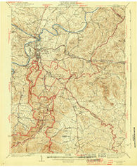 Front Royal Virginia Historical topographic map, 1:62500 scale, 15 X 15 Minute, Year 1944