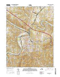 Front Royal Virginia Current topographic map, 1:24000 scale, 7.5 X 7.5 Minute, Year 2016