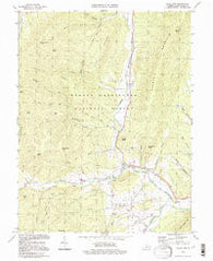 Fulks Run Virginia Historical topographic map, 1:24000 scale, 7.5 X 7.5 Minute, Year 1994