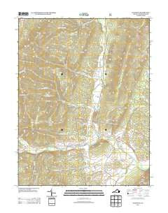 Fulks Run Virginia Historical topographic map, 1:24000 scale, 7.5 X 7.5 Minute, Year 2013