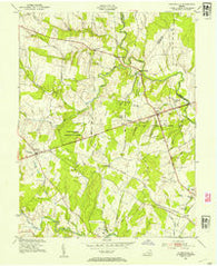 Gainesville Virginia Historical topographic map, 1:24000 scale, 7.5 X 7.5 Minute, Year 1953