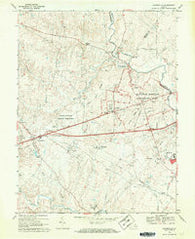 Gainesville Virginia Historical topographic map, 1:24000 scale, 7.5 X 7.5 Minute, Year 1968