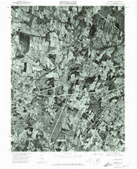 Gainesville Virginia Historical topographic map, 1:24000 scale, 7.5 X 7.5 Minute, Year 1972