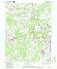 Gainesville Virginia Historical topographic map, 1:24000 scale, 7.5 X 7.5 Minute, Year 1968